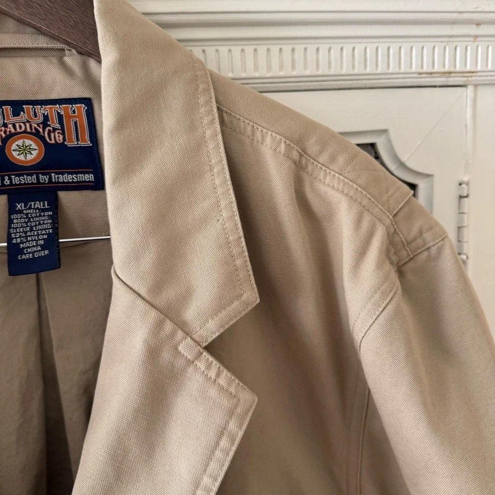 Duluth Trading Company Heavyweight  Cotton Canvas Field Work Jacket